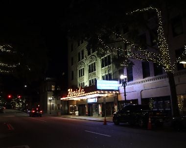 Florida Theatre at Night
